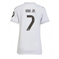 Stroje piłkarskie Real Madrid Vinicius Junior #7 Koszulka Podstawowej dla damskie 2025-26 Krótki Rękaw